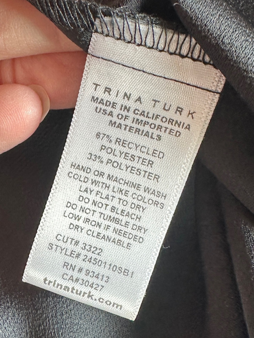 NWT $228 Trina Turk Zahara Blouse Top, Size Medium - Picture 4 of 4